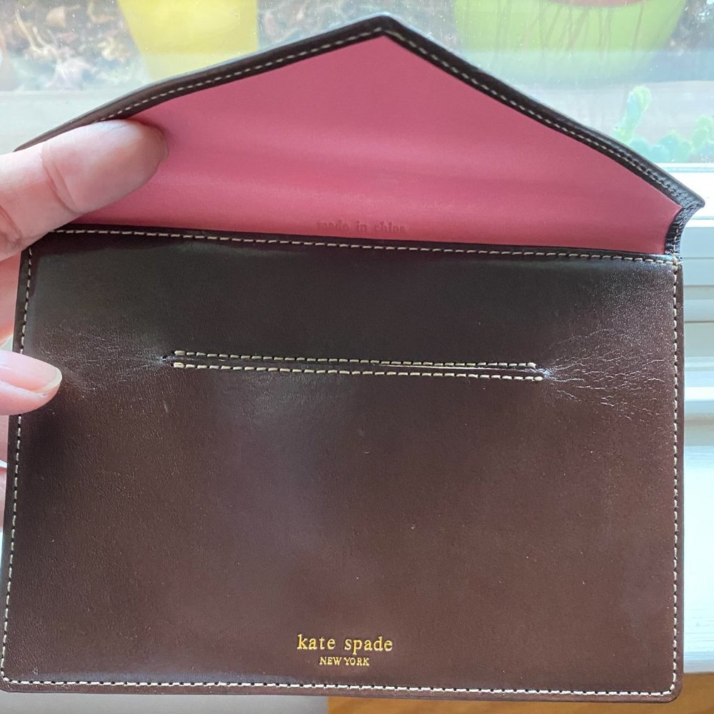 Kate Spade leather brown envelope - Picture 6 of 6